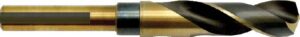 31/32 - Silver & Deming Drill Bit - Black & Gold 1/2" Shank - High Speed Steel - Fractional