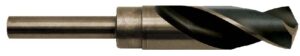 57/64 - Reduced Shank Drill Bit - 6" Overall Length - 3" Flute Length