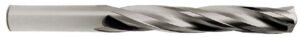 V - 3-Flute Solid Carbide Drill Bit - Jobber Length - Letter Size