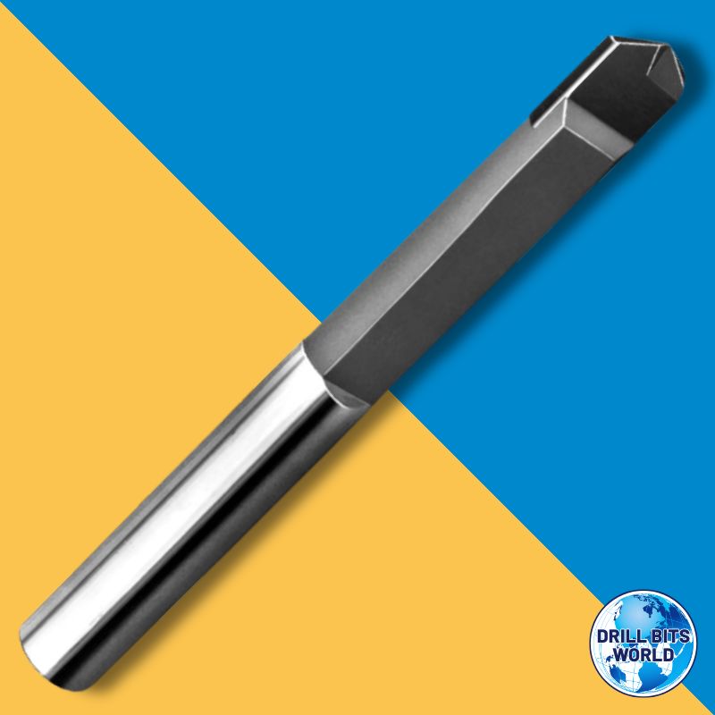 Carbide Tipped Drill Bit - High Speed Steel Straight Flute For Hardened Steel