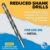 15/32" Diameter - Reduced Shank Drill Bit - 3/8 Shank HS Parabolic Flute 135 Split Point 5 3/8" Shank Metal Working Drills