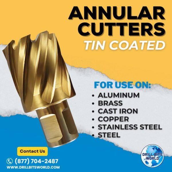 Annular Cutter - Tin Coated