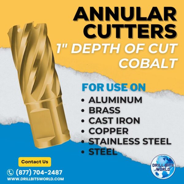 Cobalt Annular Cutter - 1" Depth of Cut