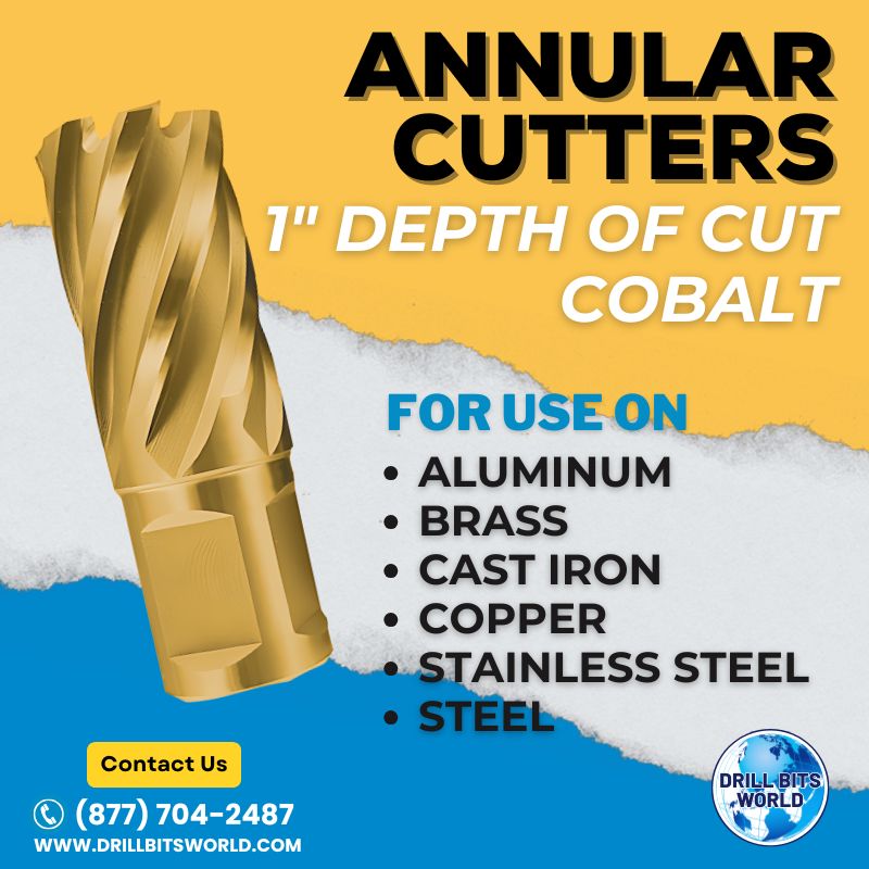 Cobalt Annular Cutter - 1" Depth of Cut