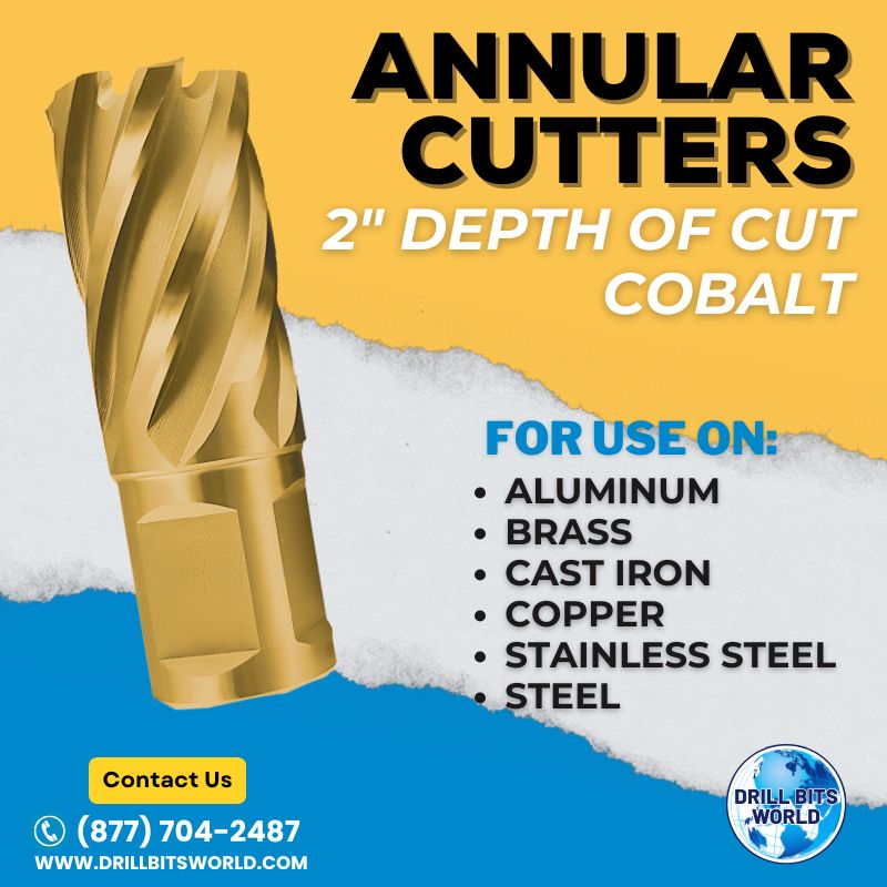 Cobalt Annular Cutter - 2" Depth of Cut