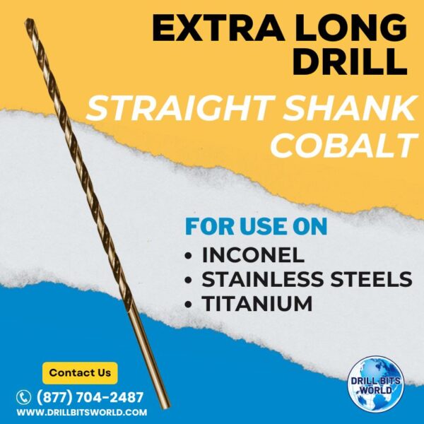 Cobalt Extra Long Drill Bit