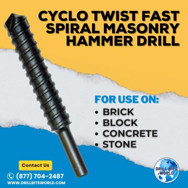 Cyclo Twist Fast Spiral Drill Bit