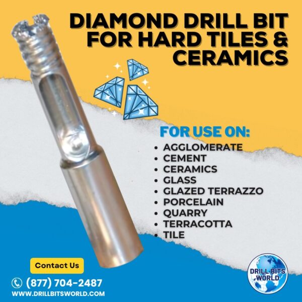 Diamond Drill Bit for Hard Tiles & Ceramics