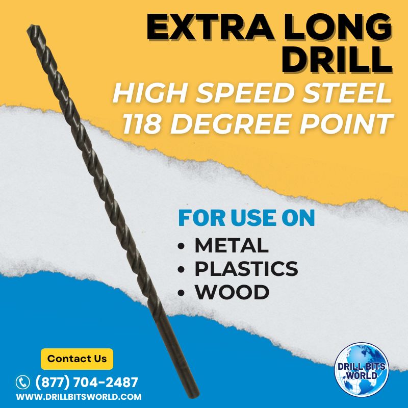 Extra Long Drill Bit - 18" Overall Length
