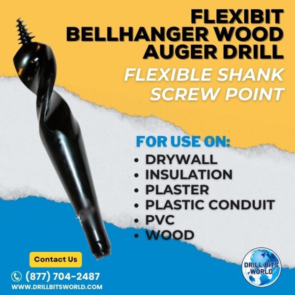 Flexibit - Screw Point Auger Wood Drill Bit