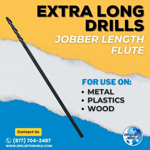 Jobber Length Flute - Extra Long Drill Bit