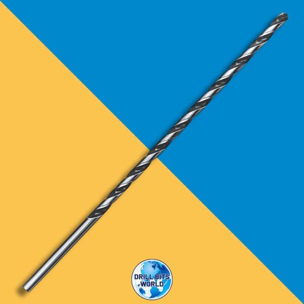 Metric Extra Long Drill Bit - 12" Overall Length - 9" Flute Length Metric Extra Long Drill Bit - 12" Overall Length - 9" Flute Length
