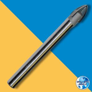 Quad-Carbide Tipped Glass & tile Drill