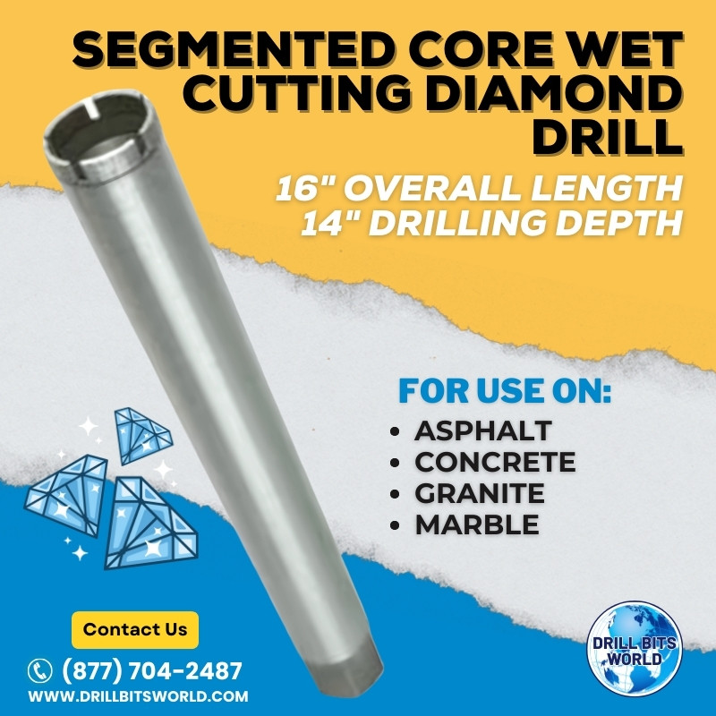 Segmented Core Wet Cutting Diamond Drill Bit