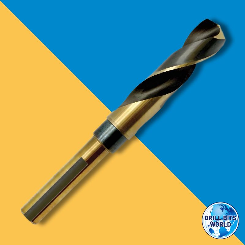 Silver & Deming Drill Bit - Black & Gold 1/2" Shank - High Speed Steel