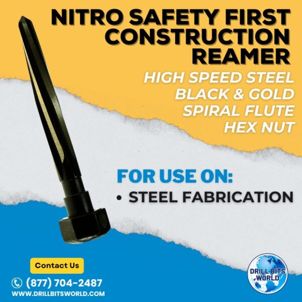 Spiral Flute Hex Nut NITRO Safety First Construction Reamer