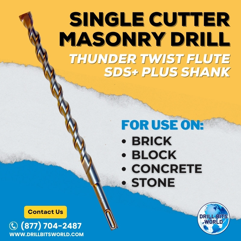 ThunderTwist SDS-Plus+ Shank Masonry Drill Bits