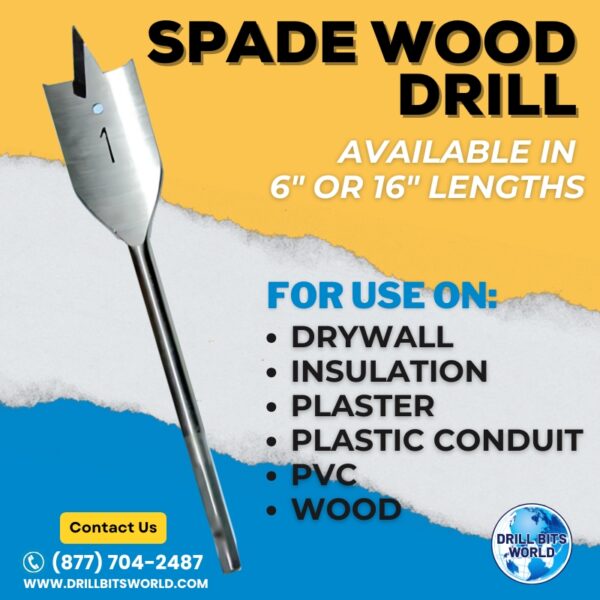 Wood Spade Drill Bit