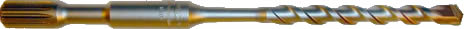 masonry spline shank drill